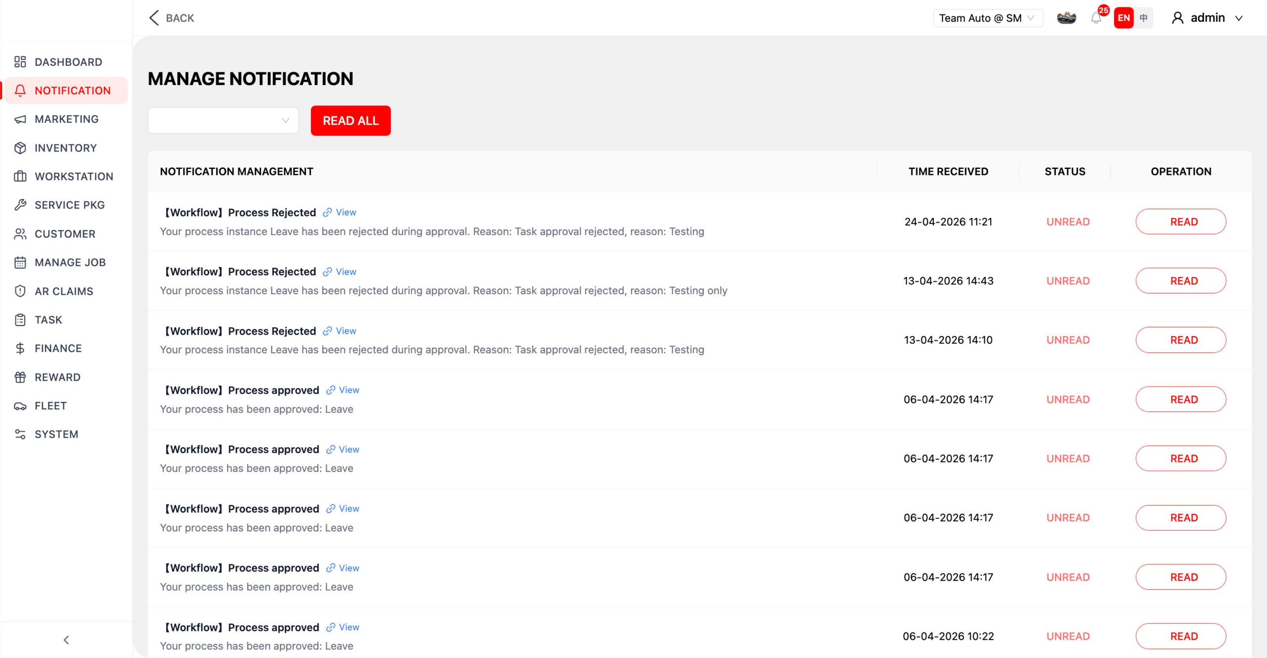 Smart Notification Center